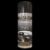 Auto Extreme Pro Satin Black Spray Paint 400ml Spray Paint